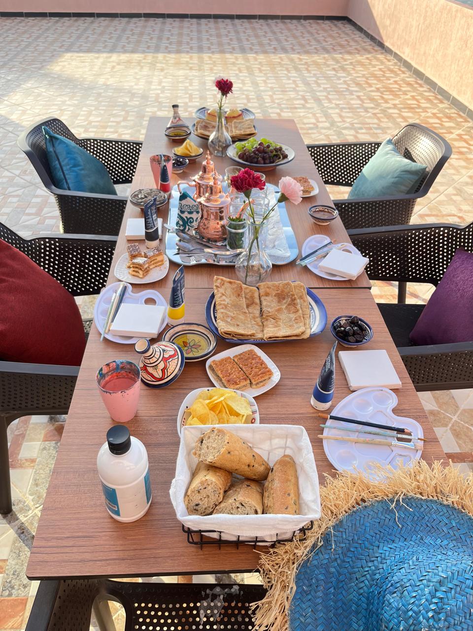 Traditional Moroccan Breakfast